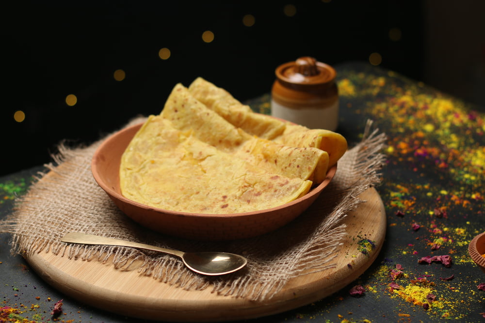 puran poli made from Jaggery